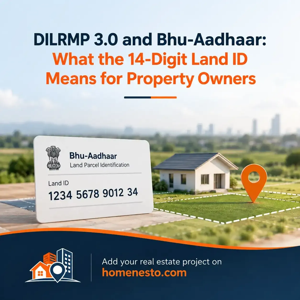 DILRMP 3.0 and Bhu-Aadhaar: What the 14-Digit Land ID Means for Property Owners — Home Nesto