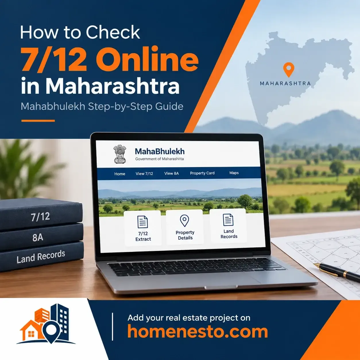 How to Check 7/12 Online in Maharashtra: Mahabhulekh Step-by-Step Guide — Home Nesto