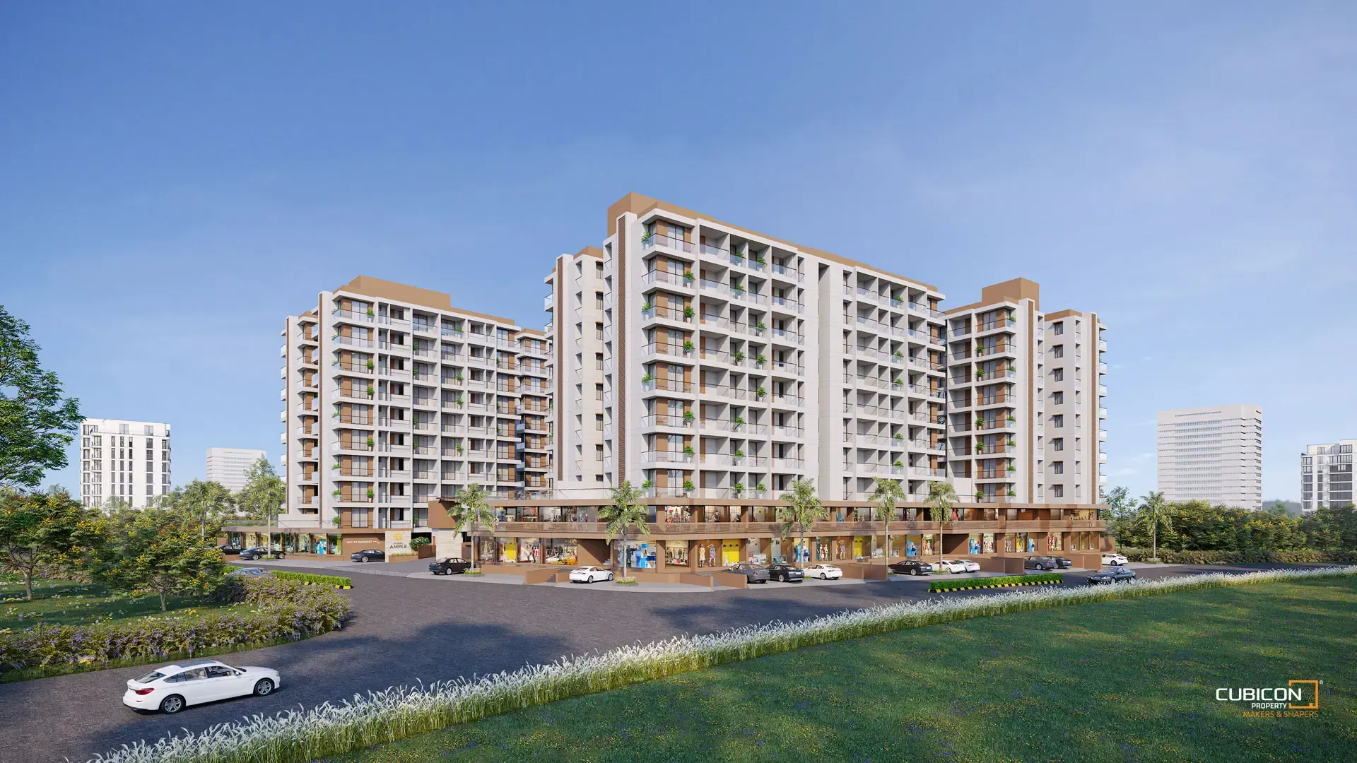 Altosa Ample & Utsav – 2 & 3 BHK Flats & Shops in Mavdi, Rajkot