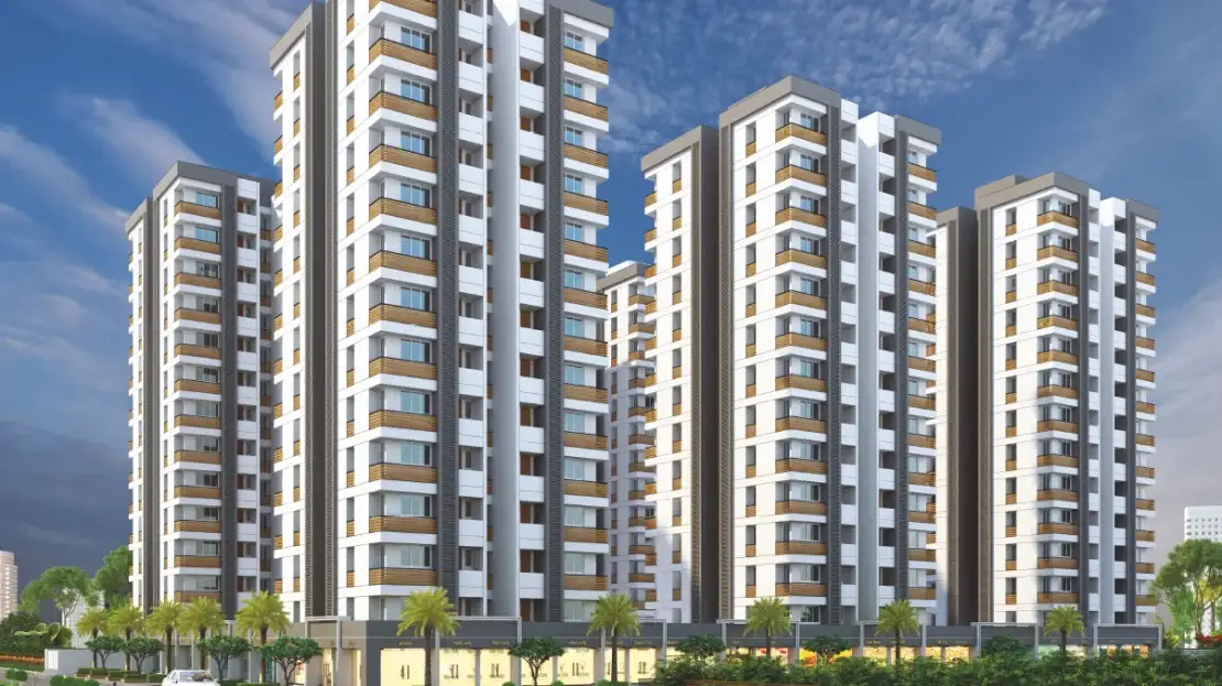 OJAS AURA – Shops & 2BHK Flats 
